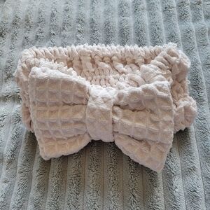 Waffle Knit Bow Headband